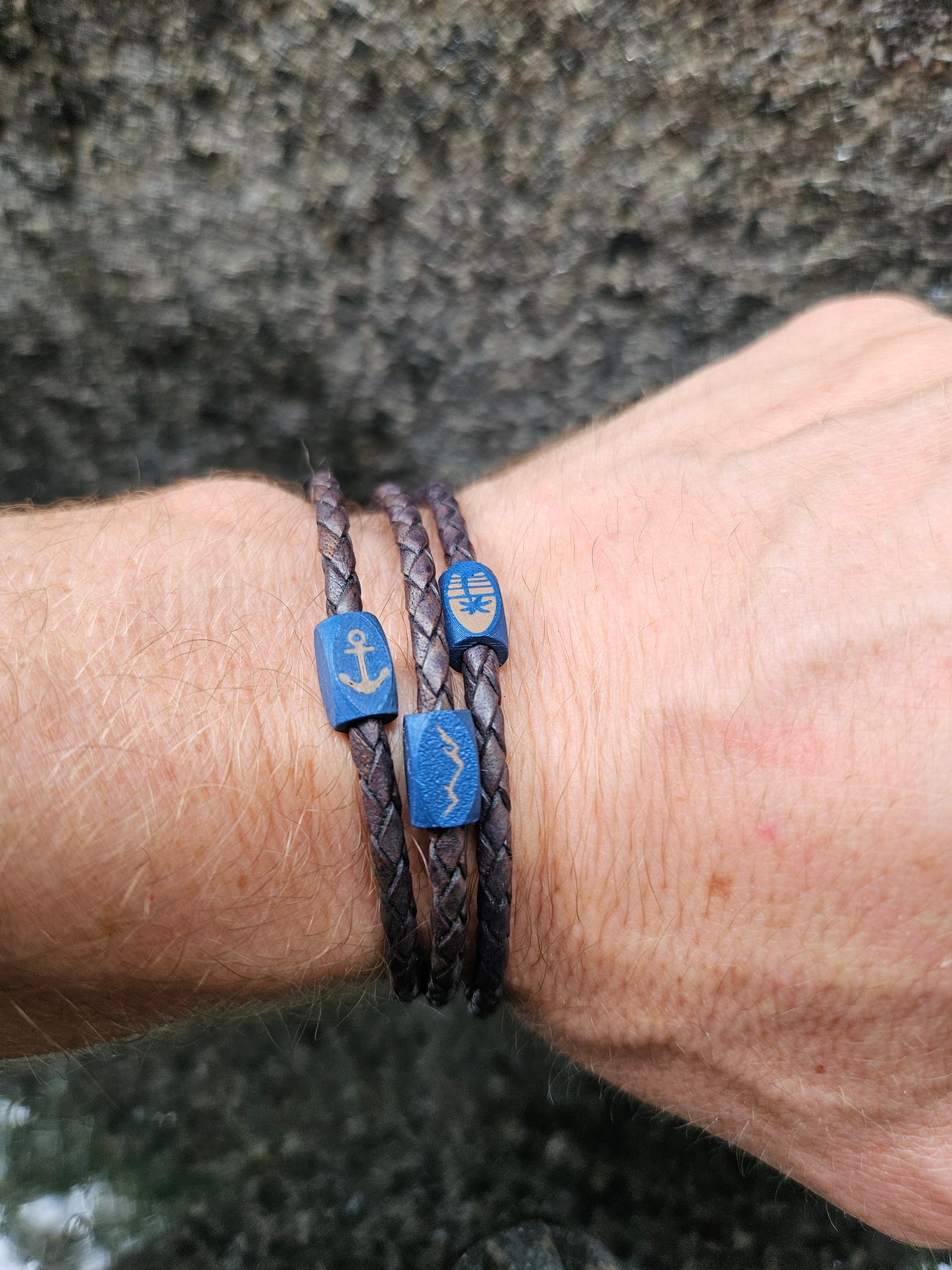 The Explorer Triple Wrap Leather Bracelet