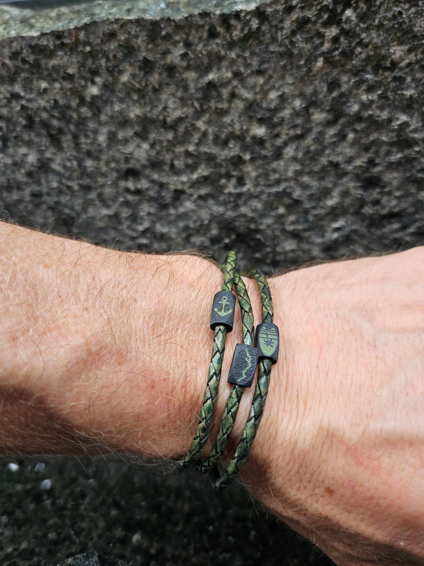 The Explorer Triple Wrap Leather Bracelet