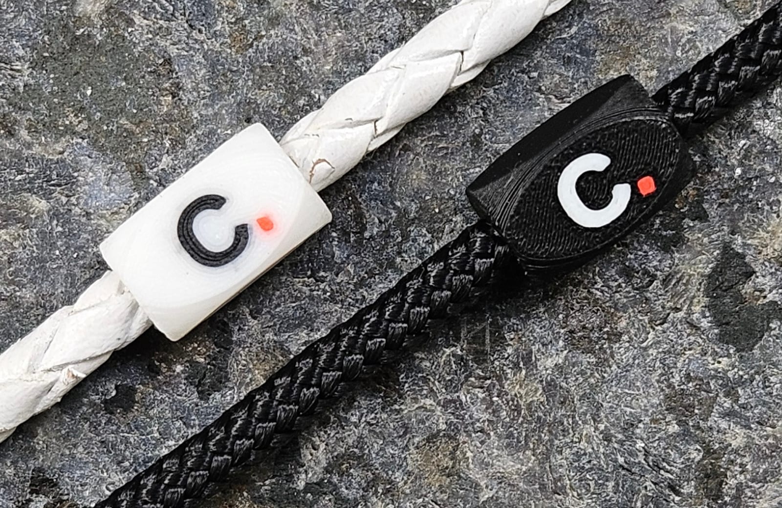 Totemband bands with custom branded beads